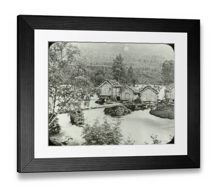 Framed Print : Norway - Kvimsvoken Falls Framed Print : Norway - Kvimsvoken Falls