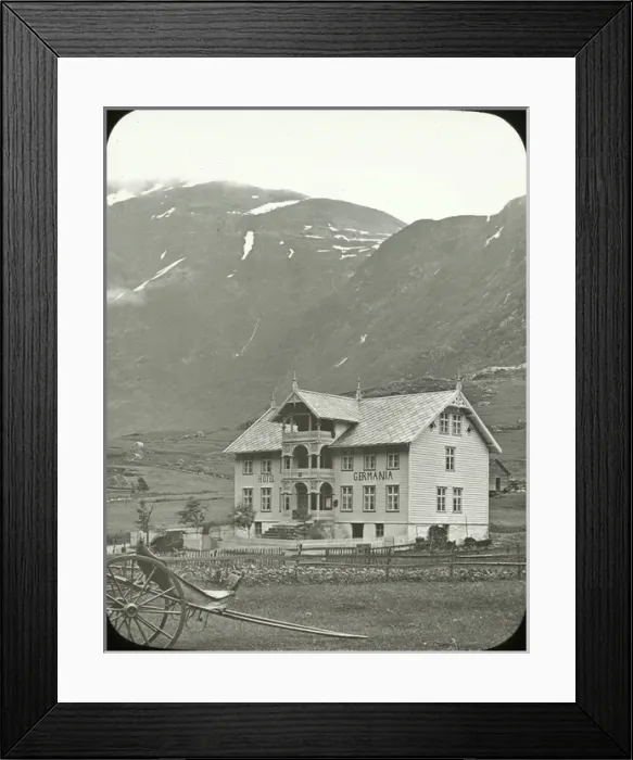 Framed Print : Norway - Egge - Hotel Germania Framed Print : Norway - Egge - Hotel Germania