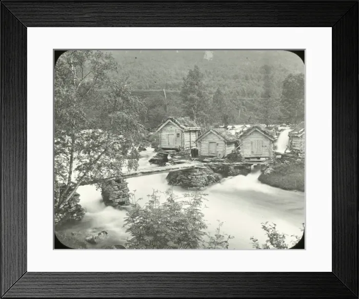 Framed Print : Norway - Kvimsvoken Falls Framed Print : Norway - Kvimsvoken Falls