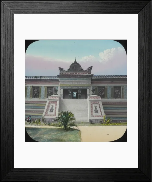 Framed Print : Paris Exhibition 1900 - Mexico Framed Print : Paris Exhibition 1900 - Mexico