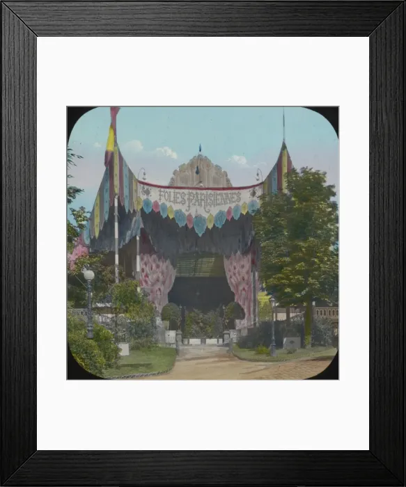 Framed Print : Paris Exhibition 1900 - Folies Parisienne Framed Print : Paris Exhibition 1900 - Folies Parisienne