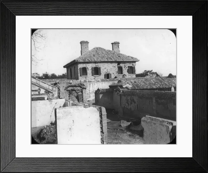 Framed Print : China - Stables and Students Quarters, British Legation, Pek Framed Print : China - Stables and Students Quarters, British Legation, Pek