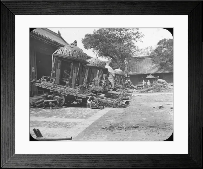 Framed Print : China - State Carriages, Peking Framed Print : China - State Carriages, Peking