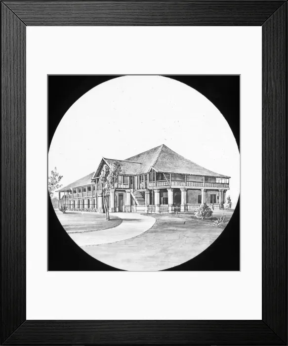 Framed Print : China - Building in Singapore Framed Print : China - Building in Singapore