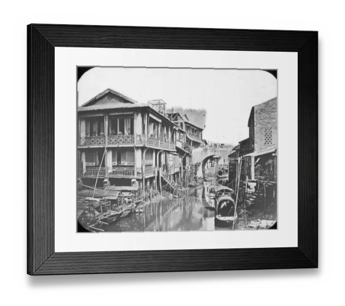 Framed Print : China - Wannam River Canton Framed Print : China - Wannam River Canton