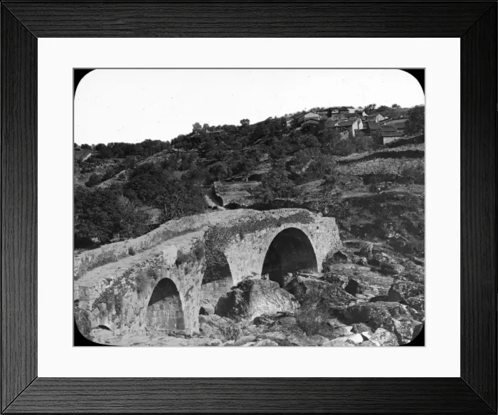 Framed Print : Spain - Bridge at San Esteban de Sierra Framed Print : Spain - Bridge at San Esteban de Sierra