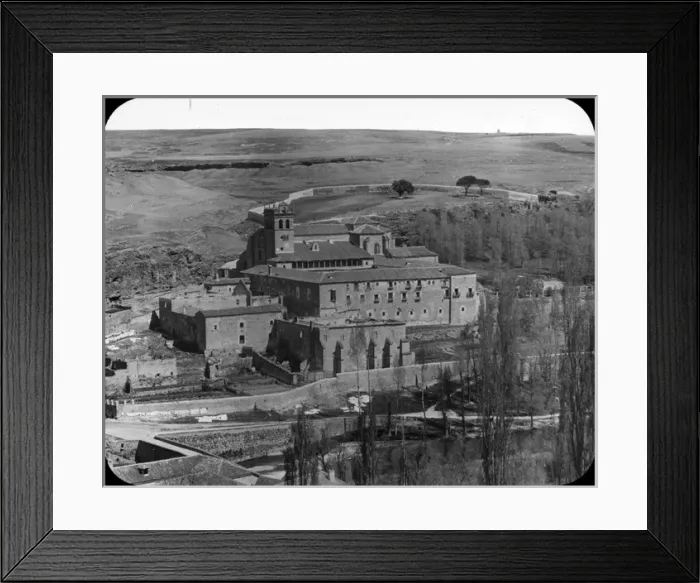 Framed Print : Spain - Monastery of Vera Cruz from Alcazar Framed Print : Spain - Monastery of Vera Cruz from Alcazar