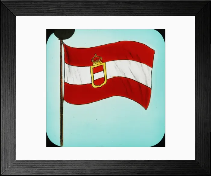 Framed Print : Austrian Flag Framed Print : Austrian Flag
