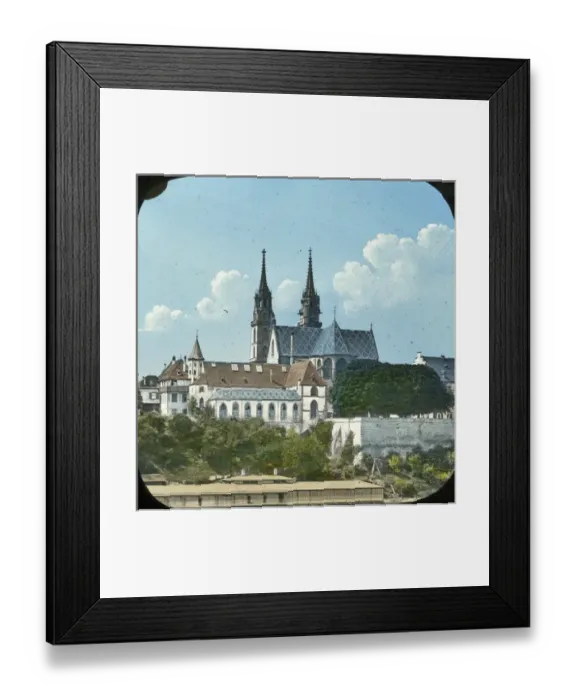 Framed Print : Switzerland - The Basel Minster Framed Print : Switzerland - The Basel Minster