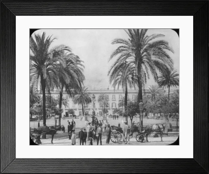 Framed Print : Spain - Plaza de San Fernando Framed Print : Spain - Plaza de San Fernando