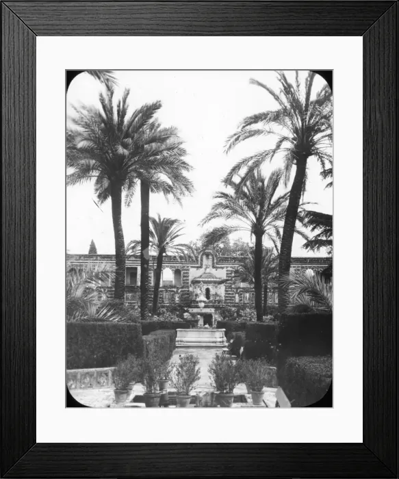 Framed Print : Spain - The Gardens of Alcazar Framed Print : Spain - The Gardens of Alcazar