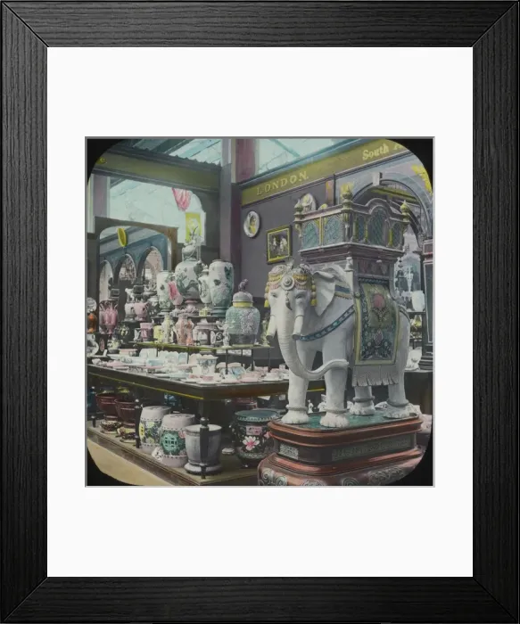 Framed Print : Paris Exhibition 1900 - Goodes China Exhibits Framed Print : Paris Exhibition 1900 - Goodes China Exhibits