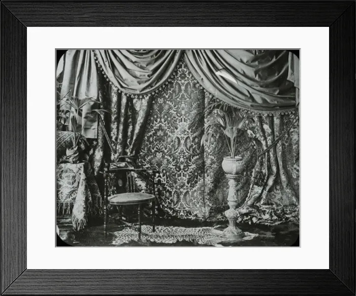 Framed Print : Ornate Curtains Framed Print : Ornate Curtains