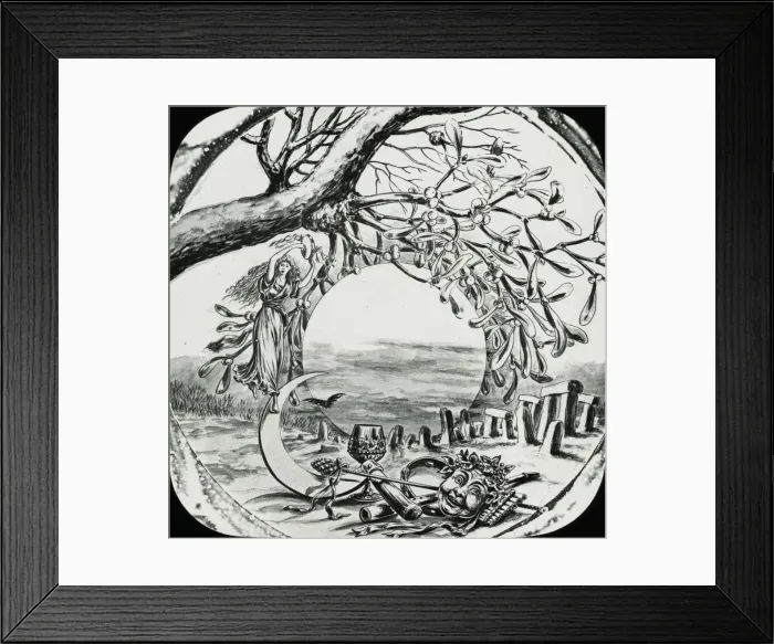 Framed Print : Druidical Design Curtains Framed Print : Druidical Design Curtains