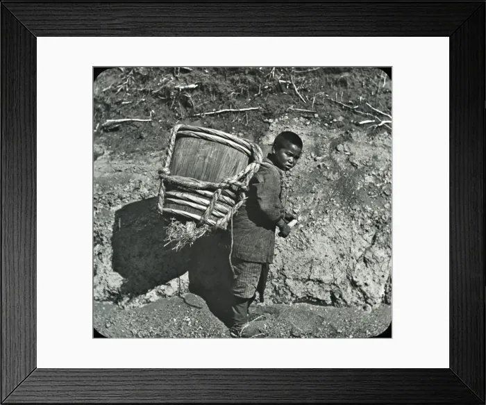 Framed Print : Japan - The sake carrier Framed Print : Japan - The sake carrier