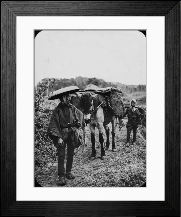 Framed Print : Japan - The Charcoal dealer Framed Print : Japan - The Charcoal dealer