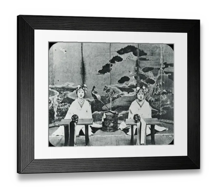 Framed Print : Japan - Shinto Priestesses Framed Print : Japan - Shinto Priestesses
