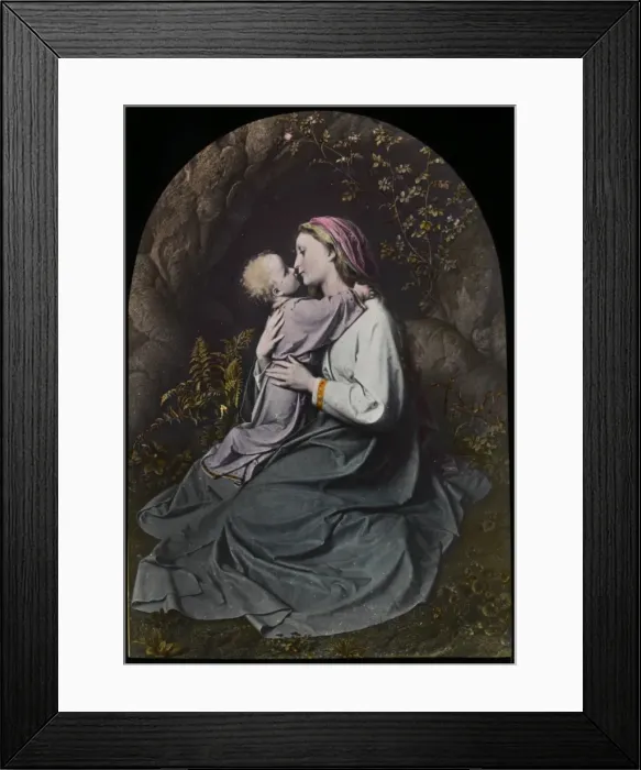 Framed Print : Child Christ and his Mother Framed Print : Child Christ and his Mother