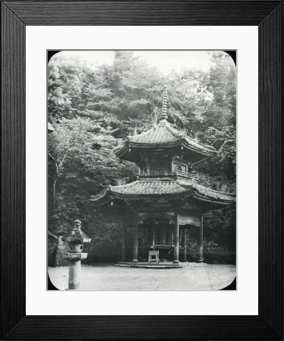 Framed Print : Japan - Temple of Kwannon at Mizusawa Framed Print : Japan - Temple of Kwannon at Mizusawa