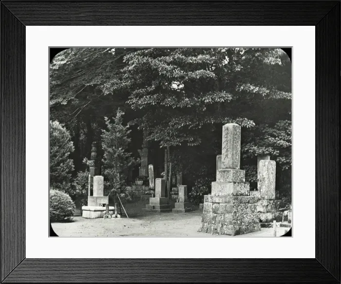 Framed Print : Japan - Buddhist Graveyard Framed Print : Japan - Buddhist Graveyard