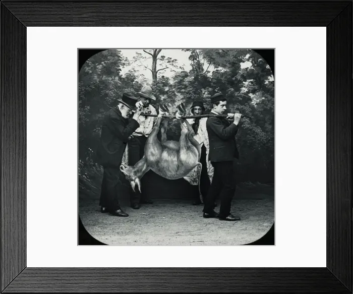 Framed Print : Favourite Sayings - The old man and his donkey Framed Print : Favourite Sayings - The old man and his donkey