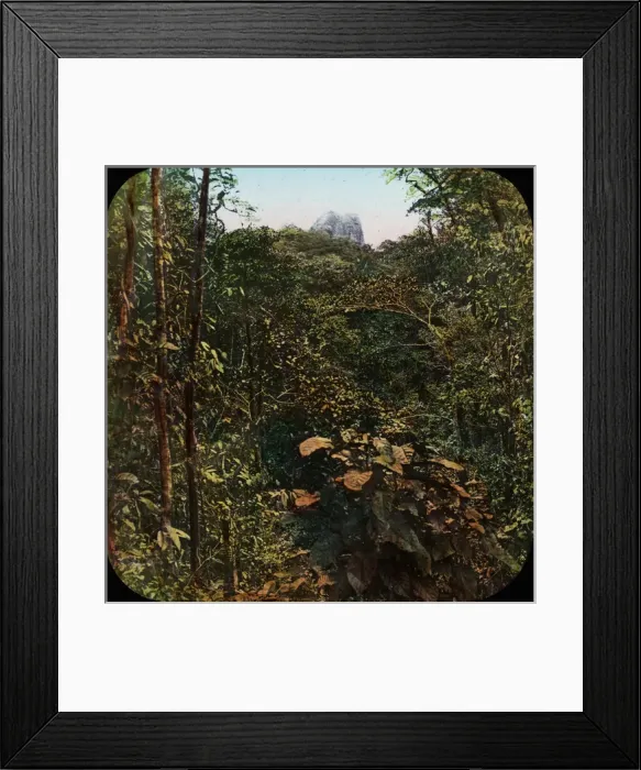 Framed Print : Central America - Gold Mining - Lantern Slide series Framed Print : Central America - Gold Mining - Lantern Slide series