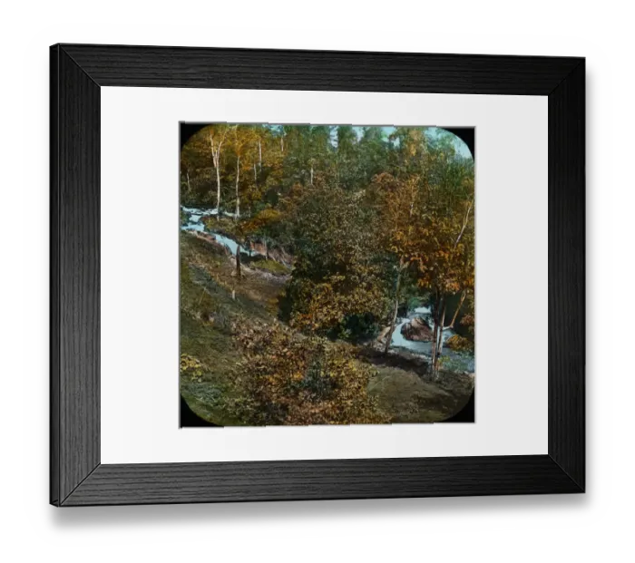 Framed Print : Central America - Gold Mining - Lantern Slide series Framed Print : Central America - Gold Mining - Lantern Slide series