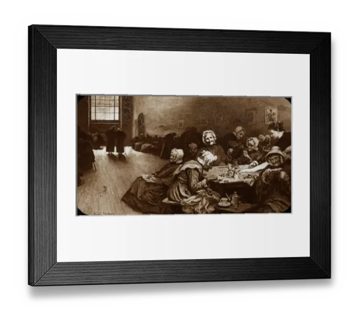 Framed Print : Eventide, Professor Hubert von Herkomer Framed Print : Eventide, Professor Hubert von Herkomer