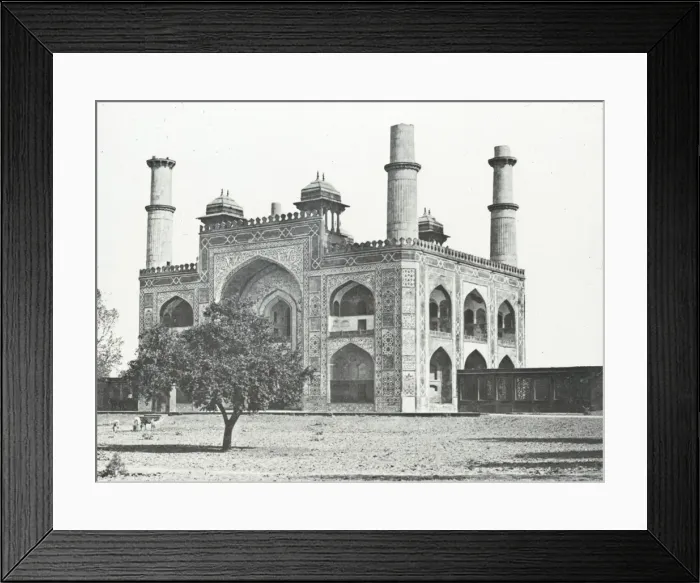 Framed Print : India - Akbars Tomb Gateway Framed Print : India - Akbars Tomb Gateway