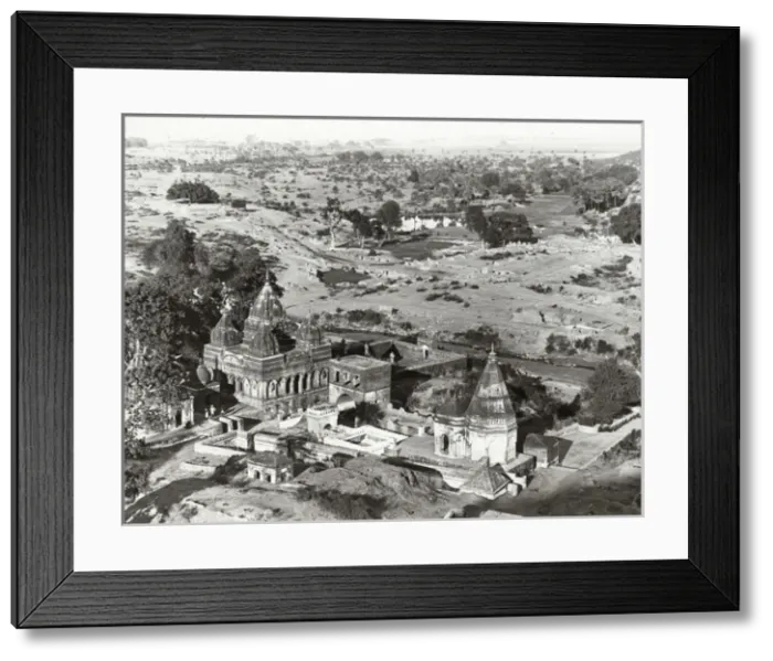 Framed Print : India - Rajghir - Baths and view from Buddhas Platform Framed Print : India - Rajghir - Baths and view from Buddhas Platform