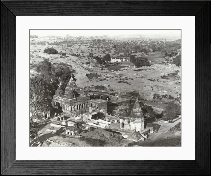 Framed Print : India - Rajghir - Baths and views from Buddhas Platform Framed Print : India - Rajghir - Baths and views from Buddhas Platform