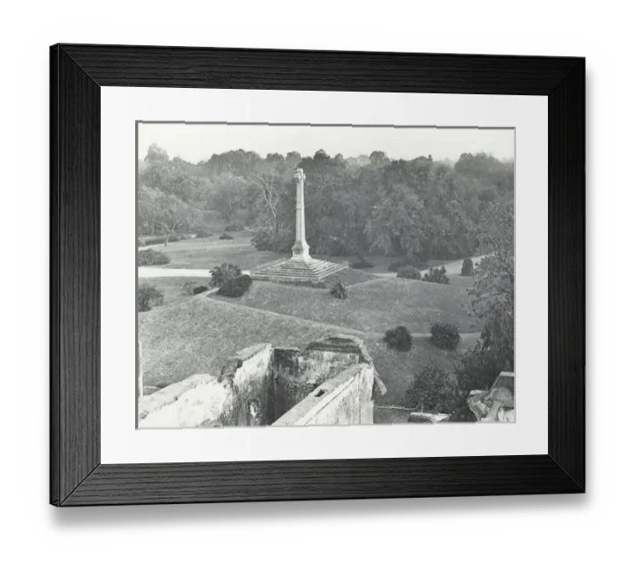 Framed Print : India - The Residency Lawrence Monument Framed Print : India - The Residency Lawrence Monument