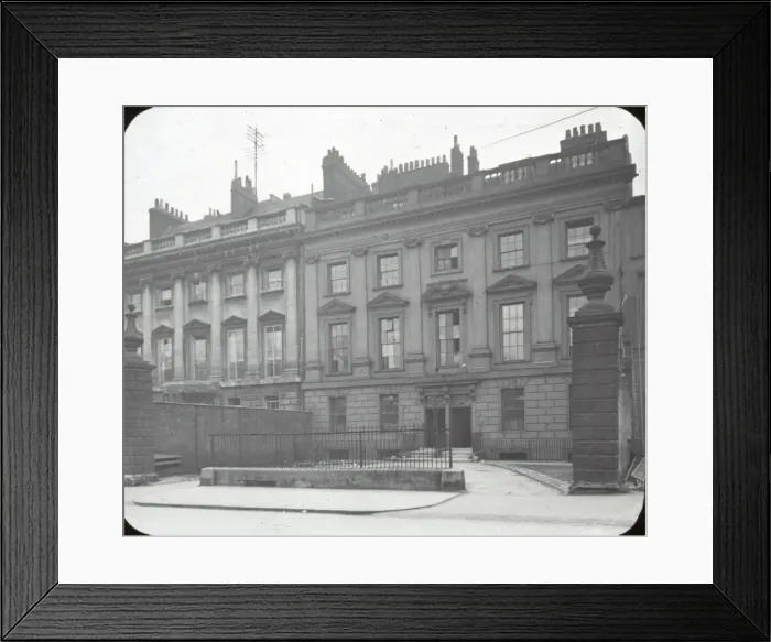 Framed Print : Dickens - Mr Tulkinghorns House. In Doughty St London Framed Print : Dickens - Mr Tulkinghorns House. In Doughty St London