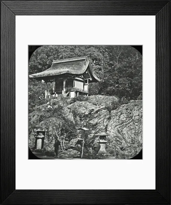 Framed Print : Japan - A little shrine on Ishi-yama, near Otsu Otsu Framed Print : Japan - A little shrine on Ishi-yama, near Otsu Otsu
