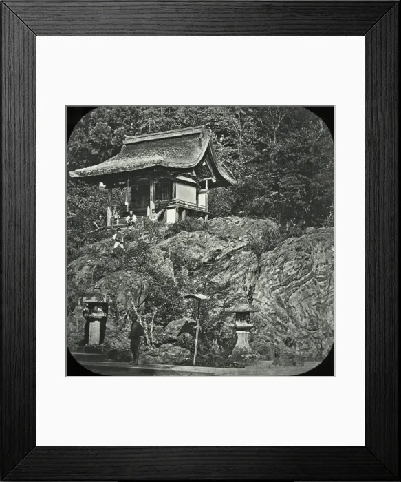 Framed Print : Japan - A little Shrine on Ishi-yama, near Otsu Framed Print : Japan - A little Shrine on Ishi-yama, near Otsu