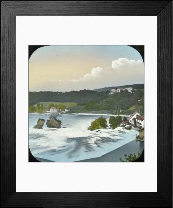 Framed Print : Switzerland - The Rhine above the Falls, Neuhausen Framed Print : Switzerland - The Rhine above the Falls, Neuhausen