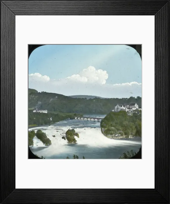 Framed Print : Switzerland - The Falls of the Rhine, Neuhausen Framed Print : Switzerland - The Falls of the Rhine, Neuhausen