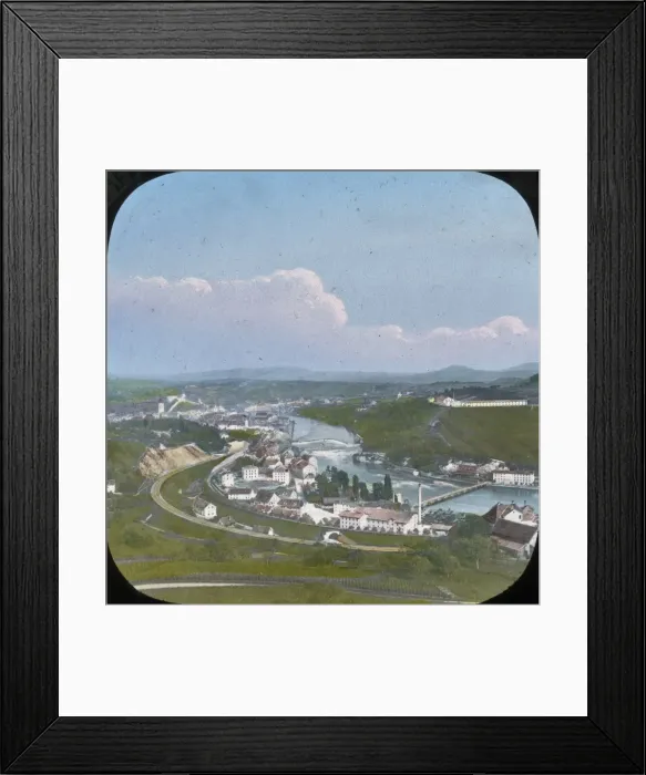Framed Print : Switzerland - Schaffhausen from High Rock Framed Print : Switzerland - Schaffhausen from High Rock