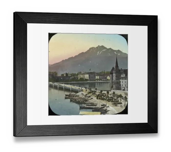 Framed Print : Switzerland - Lucerne and Pilatus Framed Print : Switzerland - Lucerne and Pilatus