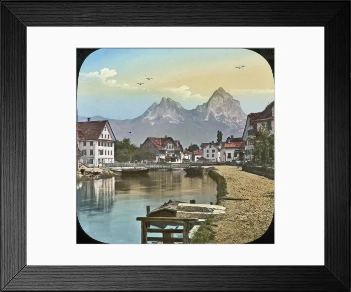Framed Print : Switzerland - Brunnen Framed Print : Switzerland - Brunnen