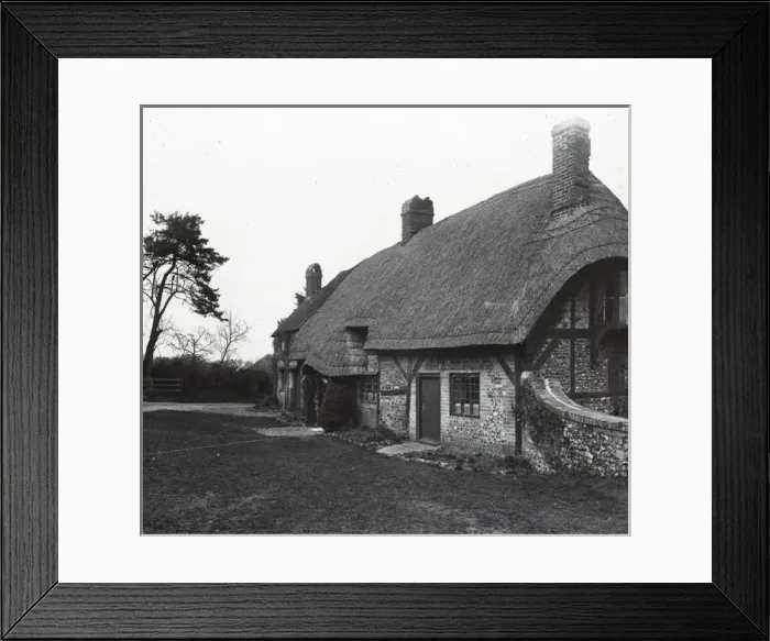 Framed Print : Life of Charles Dickens - Old Cottage on the Wiltshire Avon Framed Print : Life of Charles Dickens - Old Cottage on the Wiltshire Avon