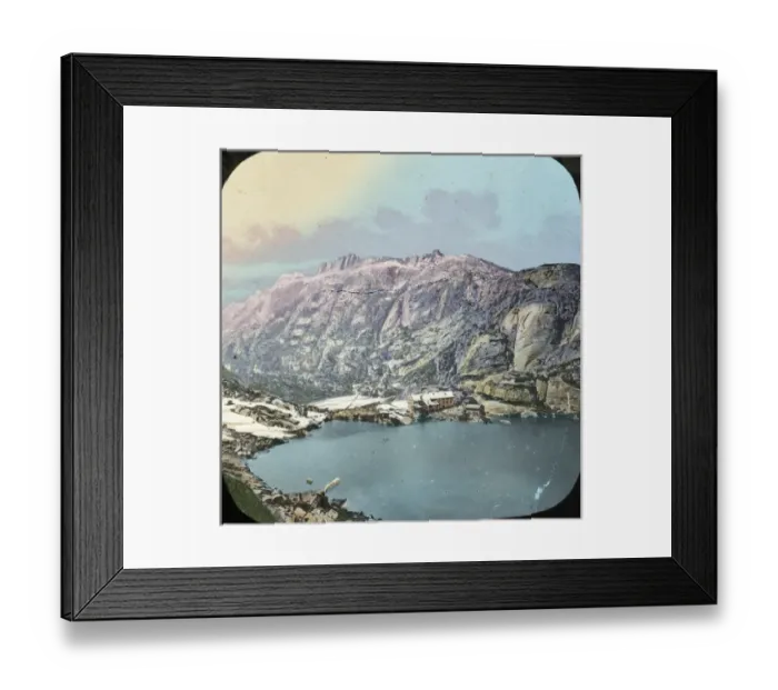 Framed Print : Switzerland - Grimsel Lake and Hospice Framed Print : Switzerland - Grimsel Lake and Hospice