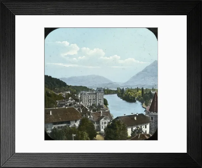 Framed Print : Switzerland - Thun, from the Churchyard Framed Print : Switzerland - Thun, from the Churchyard