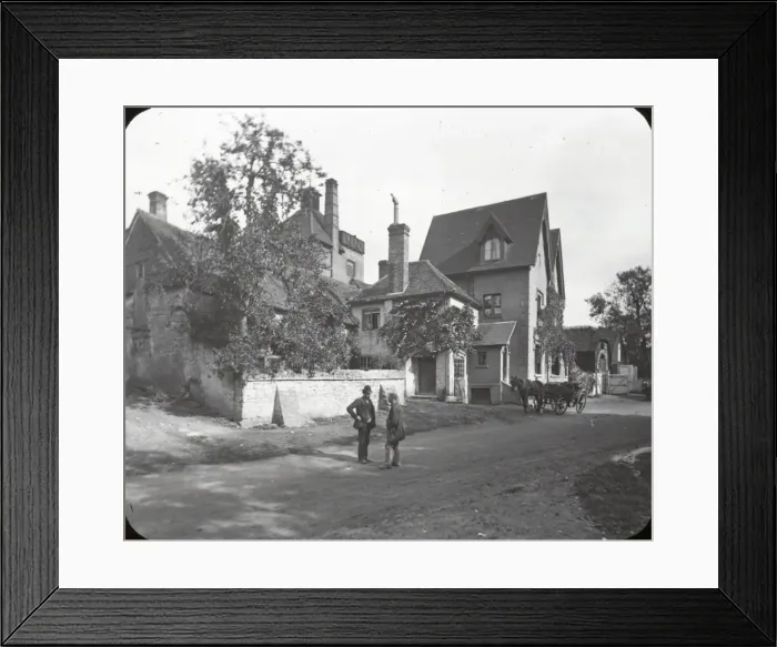 Framed Print : Life of Charles Dickens - The Black Horse Inn Surrey Framed Print : Life of Charles Dickens - The Black Horse Inn Surrey