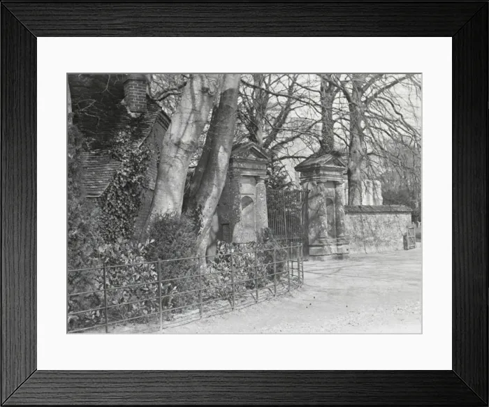 Framed Print : Life of Charles Dickens - Gateway of Old Nunnery Near Amesbu Framed Print : Life of Charles Dickens - Gateway of Old Nunnery Near Amesbu
