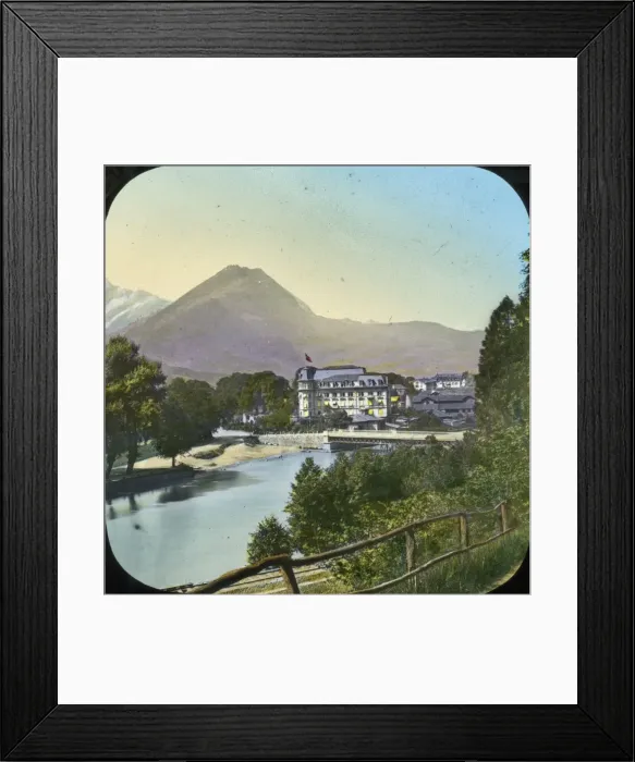 Framed Print : Switzerland - Interlaken, Hotel Beau-Rivage Framed Print : Switzerland - Interlaken, Hotel Beau-Rivage