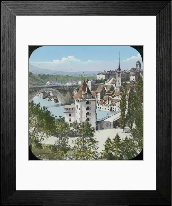 Framed Print : Switzerland - Berne. From Rosengarten Framed Print : Switzerland - Berne. From Rosengarten
