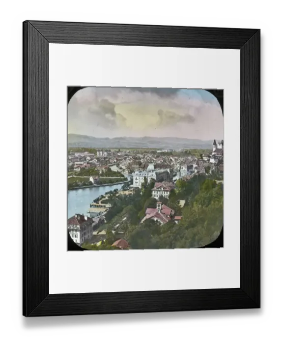 Framed Print : Switzerland - Thun, from Belle Vue Pavilion Framed Print : Switzerland - Thun, from Belle Vue Pavilion