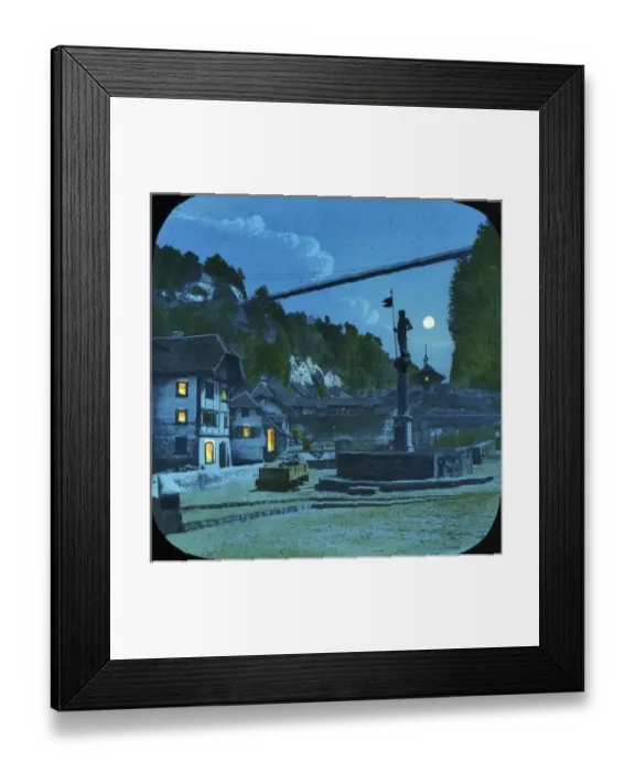 Framed Print : Switzerland - Fribourg, Lower Town Fountain Framed Print : Switzerland - Fribourg, Lower Town Fountain