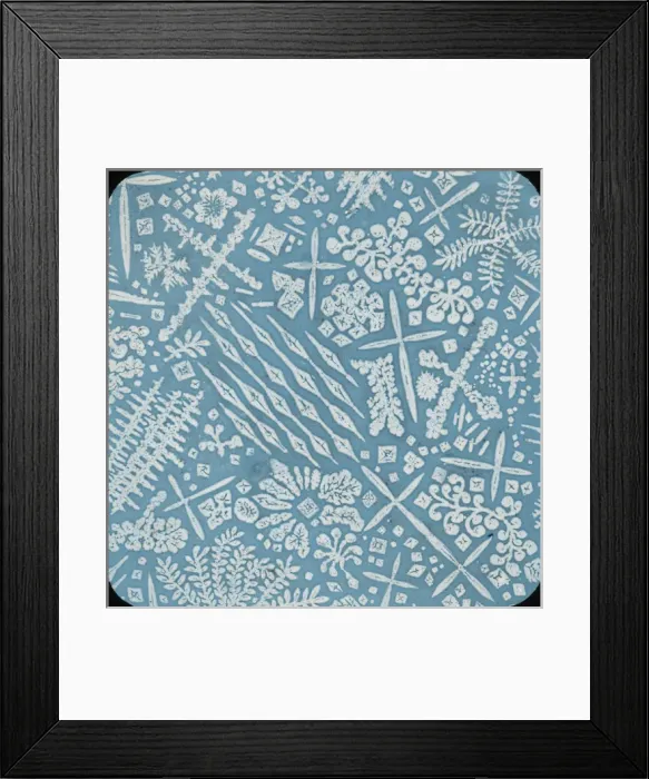 Framed Print : Patterns - Some resembling ice crystals Framed Print : Patterns - Some resembling ice crystals